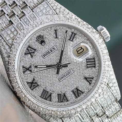 how much is a full diamond rolex|rolex watch with diamond bezel.